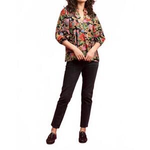 NEW SMITH & QUINN the eliza top in midnight petals
